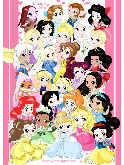 chibi - Disney Princess Fan Art (27844936) - Fanpop