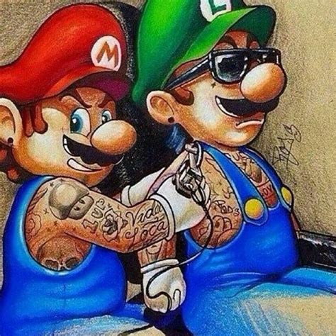 Tatuajes | Drawing artwork, Mario and luigi, Mario characters