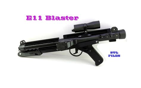 Stormtrooper E11 Blaster From STAR WARS 2 Versions STL Files - Etsy