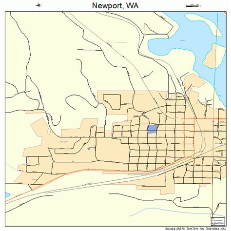 Newport Washington Street Map 5348820