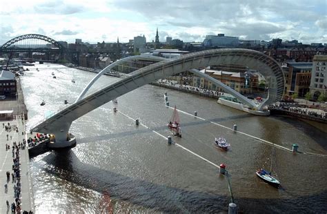 The Gateshead Millennium Bridge in pictures - every year from 2001 to ...