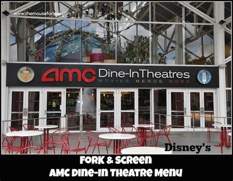 Fork and Screen AMC Dine-In Theater Menu | Disney Springs