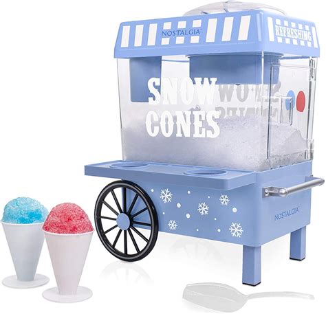 Nostalgia SCM525BL Vintage Snow Cone Maker, Blue - Walmart.com