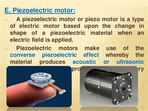 Applications of piezo-electricity