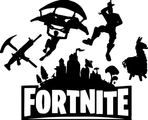 Fortnite Clipart, Fortnite SVG, Fortnite Silhouette, Fortnite PNG, Fortnite Font, Fortnite Skin ...