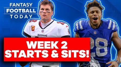 NFL Fantasy Week 2: Starts and Sits, Q&A, Last-Minute Decisions! | 2022 ...