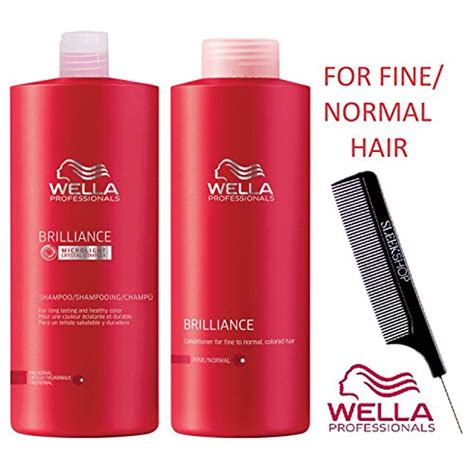 Wella - Wella BRILLIANCE Shampoo & Conditioner for FINE to NORMAL ...