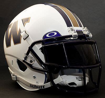 *CUSTOM* WASHINGTON HUSKIES NCAA Schutt XP Authentic GAMEDAY Football ...