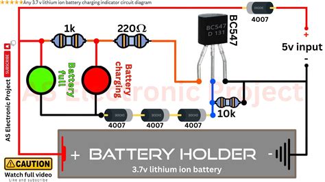 Battery charging level indicator circuit diagram। battery level indicator in 2023 | Simple ...