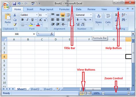 Title Bar, Help Button, Zoom Control and View Buttons - ncert books