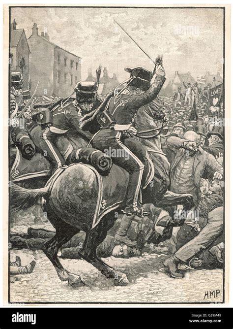 1819 - The Peterloo Massacre Stock Photo - Alamy