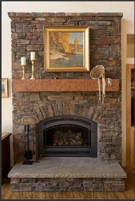 Dry Stack Stone Tile Designs for Home Interior Decor 24 | Faux stone ...