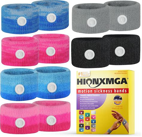 Motion Sickness bands/Acupressure Nausea Wristband for Nausea,Sea Sickness Wristbands for ...