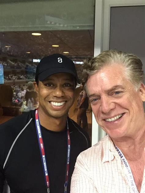 Tiger Woods Takes Selfie With Shooter McGavin (Christopher McDonald)