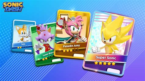 Sonic Dash Introducing New Character Card Unlock System - Games - Sonic ...