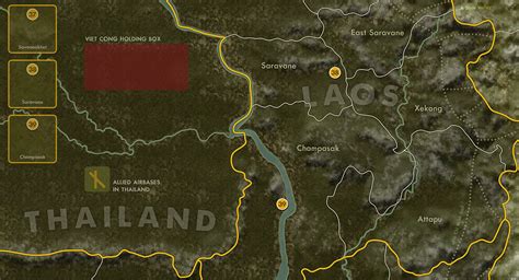 Game Map "The War in Vietnam" :: Behance