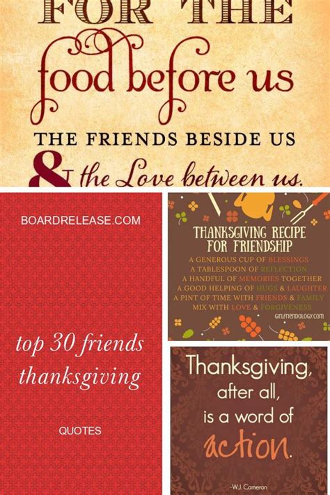 The best collection of articles about Top 30 Friends Thanksgiving Quotes. Get this Beautif ...