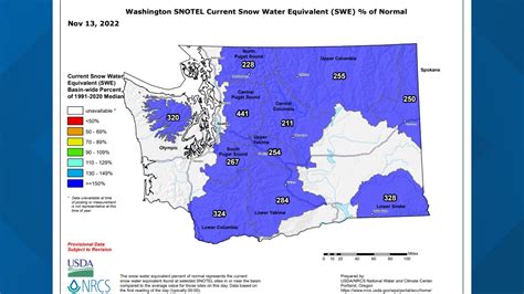 Early-season snowpack is off to a good start in Washington state ...