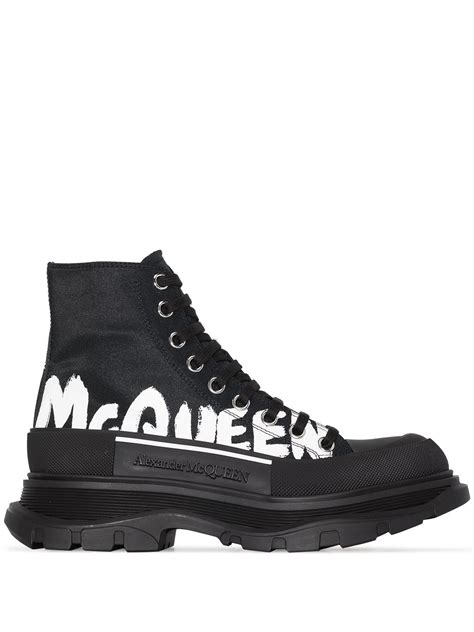 Alexander McQueen Tread Slick lace-up Boots - Farfetch