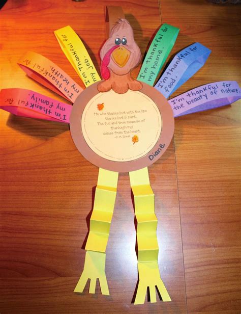 Tyrone the Loopy Thankful Turkey Writing Prompt Craftivity - Classroom Freebies