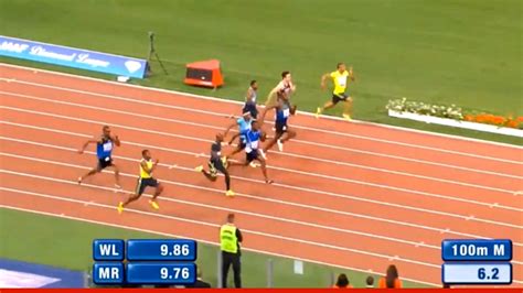 Usain Bolt LOSES 100 Meter Dash ... In Meaningless Race