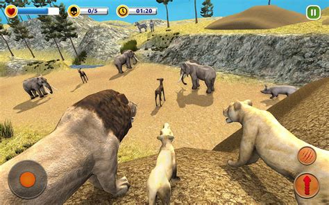 The Lion Simulator - لعبة محاكاة عائلة الحيوان APK للاندرويد تنزيل