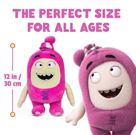 Oddbods Newt Soft Stuffed Plush Toys — for Boys and Girls — Pink (12” Tall)- Buy Online in ...