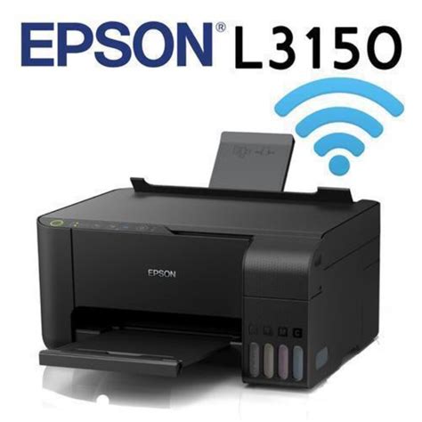 EPSON L3150 PRINT, SCAN, COPY, WIFI INCLUDE 4 BOTTLESS ORIGINAL INK E410 E510 E3170 HP2676 ...