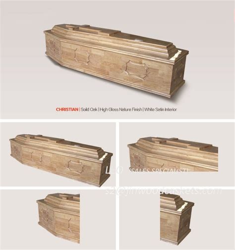 European Oak Casket Wooden Coffin Dimensions As European Type Funeral ...