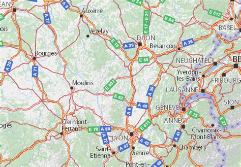 MICHELIN Saône-et-Loire map - ViaMichelin