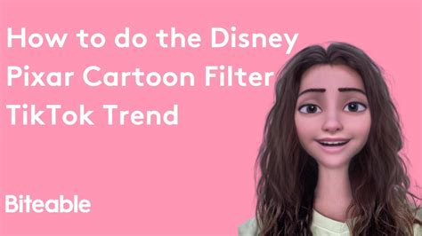 How to do the Disney Pixar cartoon filter TikTok trend - YouTube