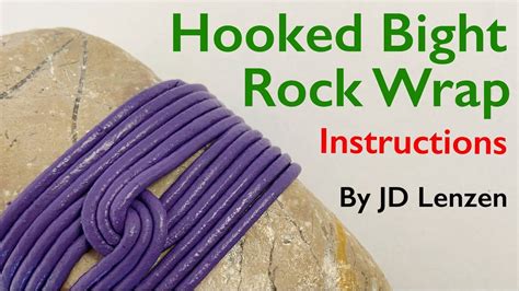 How to Tie a Hooked Bight Rock Wrap by JD Lenzen (TIAT) | Diy stone wrapping, Stone wrapping ...