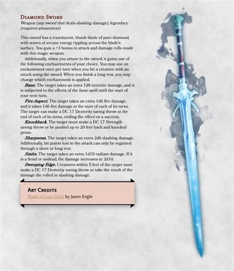 Diamond Sword - A magical weapon inspired by the weapon enchantments from Minecraft ...