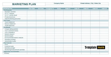 10 Free Marketing Plan Templates - Templates Hub