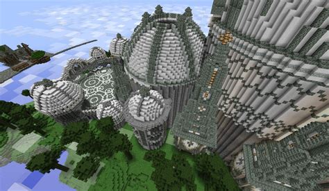 SteamPunk Mega City: Sweckian HomeCity Minecraft Map