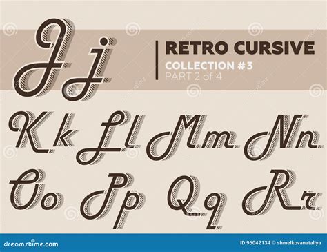 Retro Character Typeset Vintage Layered Font With Striped Shadow