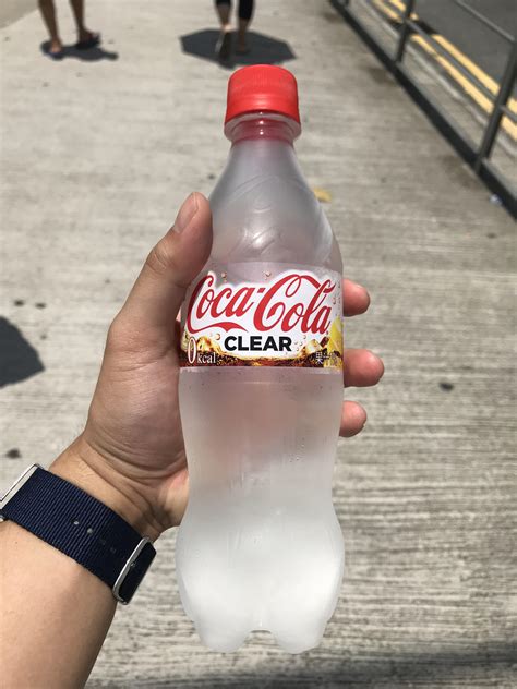 Just a bottle of clear Coca Cola I found in Hong Kong : r/pics