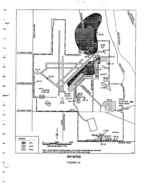 IRP Sites map - George AFB, CA