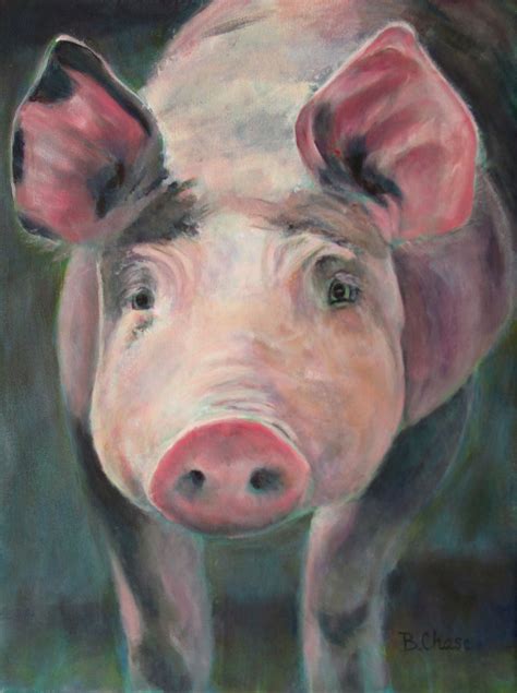 Painting : "Some Pig!" (Original art by Barbara Chase)