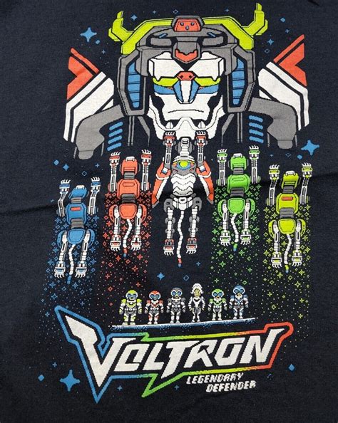 Dreamworks Voltron Legendary Defender Logo Graphic T … - Gem