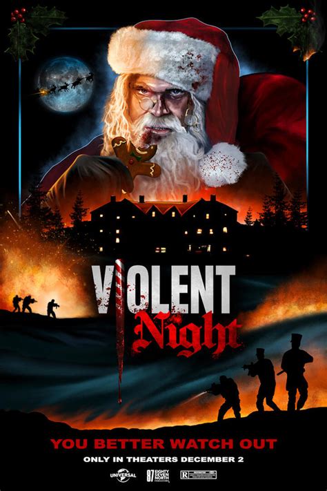 Violent Night by Bryan Johnson - Home of the Alternative Movie Poster -AMP-