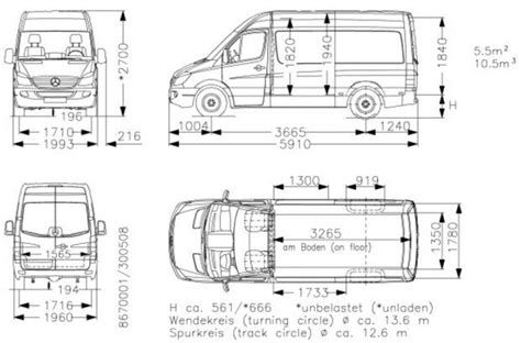 Image result for Mercedes Sprinter Van Dimensions | Sprinter van, Mercedes sprinter, Sprinter