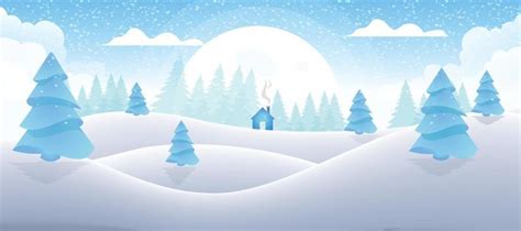 Winter Landscape Vector Art, Icons, and Graphics for Free Download