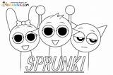 Raskrasilcom Incredibox Sprunki Coloring Pages 1 In 2025  sketch template