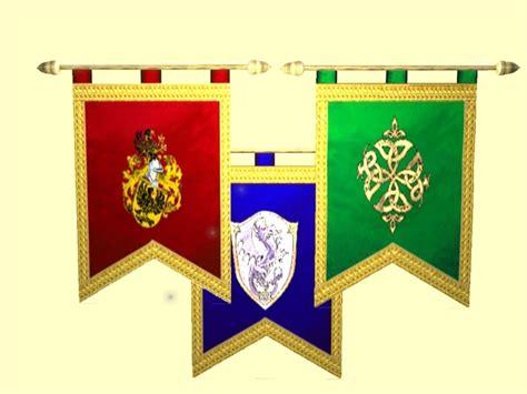 Second Life Marketplace - Medieval banner flags - includes three ...