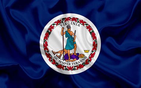 Download wallpapers Virginia flag, Commonwealth of Virginia, flags of States, USA, state ...