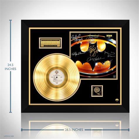 Batman 1989 - Soundtrack Album Gold LP Limited Signature Edition Studi ...