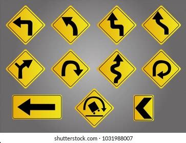 Road Sign Vector Stock Vector (Royalty Free) 1031988007 | Shutterstock