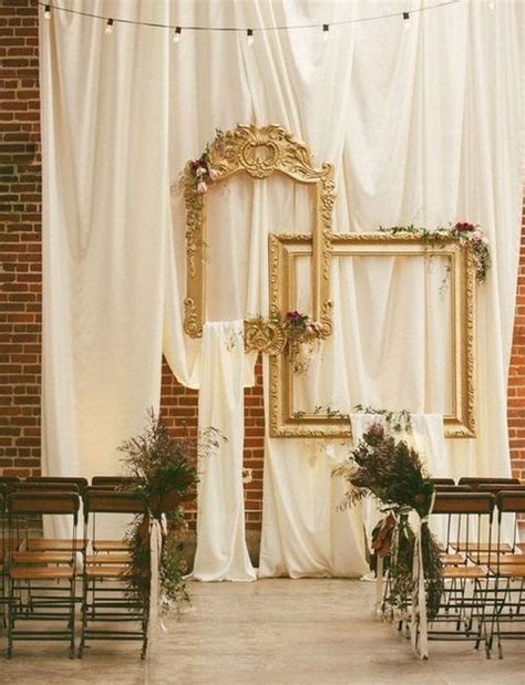 24 Art Deco Wedding Arches And Ceremony Backdrops | Wedding ceremony backdrop indoor, Wedding ...