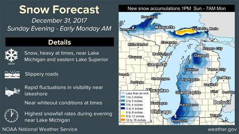 NWS Grand Rapids on Twitter: "Here is the latest forecast regarding ...